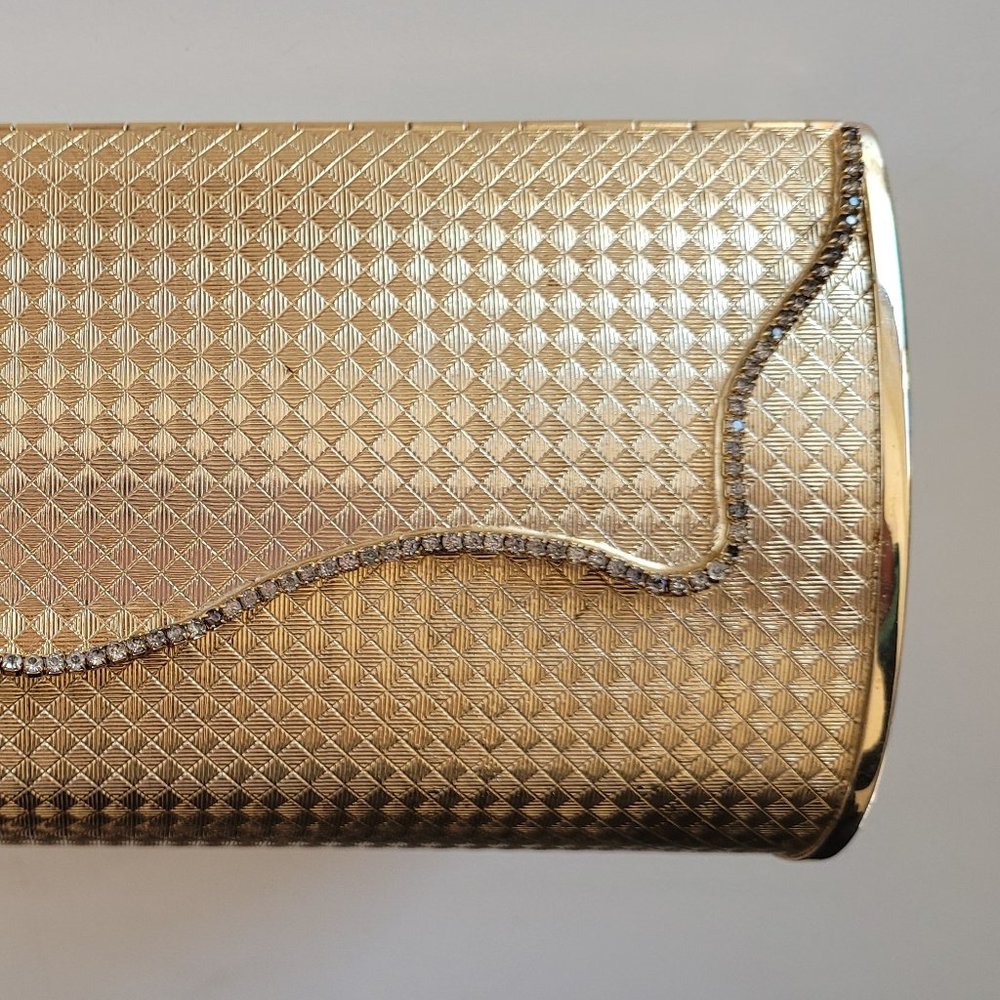 VINTAGE Gold Cocktail Clutch Bag
